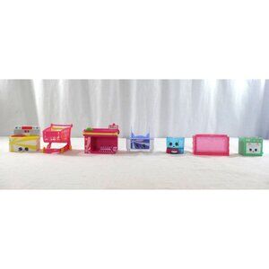 Shopkins Season 3 Food Fair FAST FOOD Theme Collection Kitchen Cart Empty Case M
